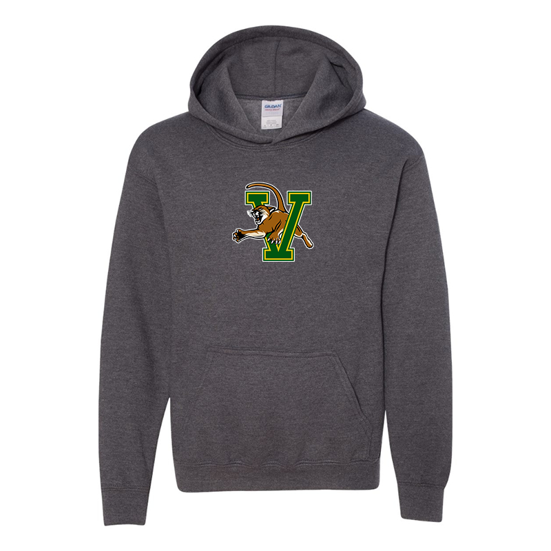 Youth Vermont Catamounts Gildan Heavy Blend  Hooded Sweatshirt